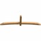 Ekena Millwork Bellingham Rough Sawn Timber Gable Bracket, Western Red Cedar, 96"W x 28"H x 4"D x 4"F, 7/12 Pitch GBW096X28X0404BEL00RWR - alternate 3